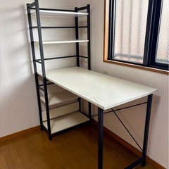 【受付終了】棚つきデスク