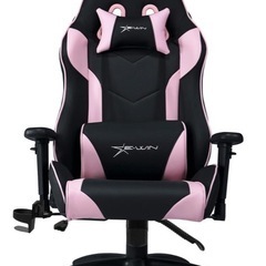 E-WIN ゲーミングチェア 【女性向け小さめ設計】座面無段階調...