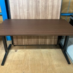 プラス ミーティングテーブル ブラウン 木目 中古の画像