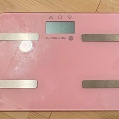 体重計 ピンク