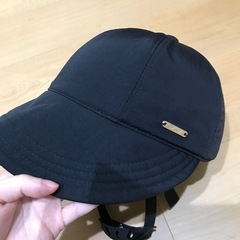 帽子型　自転車用ヘルメット　レディースの画像