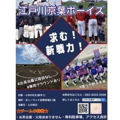 中学硬式野球チーム 江戸川京葉ボーイズ 江戸川区 保護者様向け 市川市 葛飾区 - スポーツ