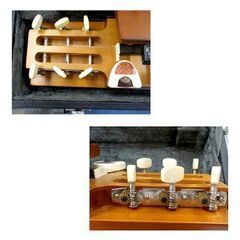KIMURA 大正琴 木村流 黄菅 ソプラノ 和楽器 ハードケース付き 鍵付き 西岡店 の画像