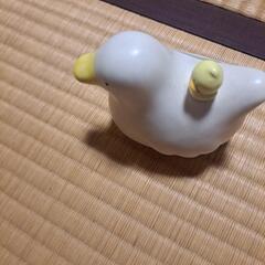 アヒルの親子貯金箱の画像