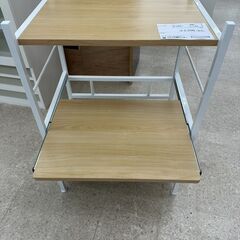★ジモティ割あり★  レンジ台 ライトブラウン H87.5×D4...