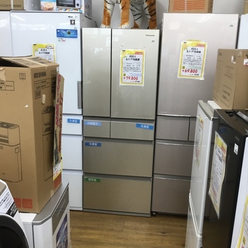 450L 6ドア冷蔵庫 Panasonic NR-SPF457X-N 2021年製 エキスパート藤沢辻堂店