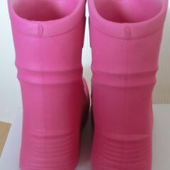 長靴　17cm　ピンク色の画像