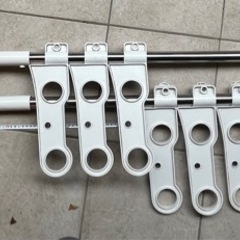 
アイリスオーヤマ ベランダ 物干し三段 突っ張り ステンレス 高さ210-300㎝の画像