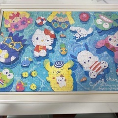 サンリオキャラクターズ 300ピースパズル 完成品 糊付けしてま...