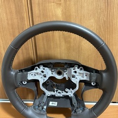プラド　150 後期　革ハンドル　ベージュ