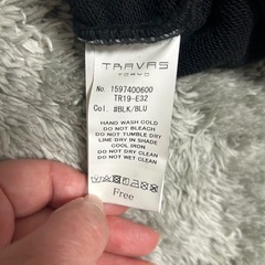 TRAVAS TOKYO クマプリント パーカー フリーサイズの画像