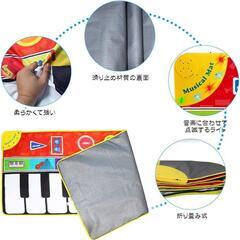 知育玩具 室内遊び 音楽マット ピアノ おもちゃ こども 8種楽器 録音 再生の画像