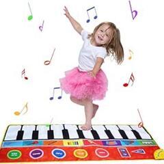 知育玩具 室内遊び 音楽マット ピアノ おもちゃ こども 8種楽器 録音 再生の画像
