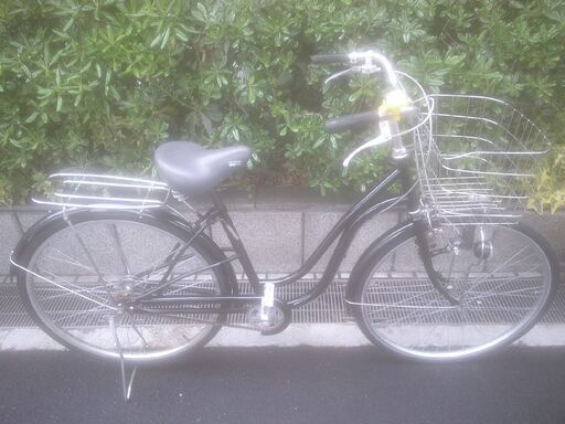 整備済み中古自転車26インチ税別￥8.980-軽快車ブラック423