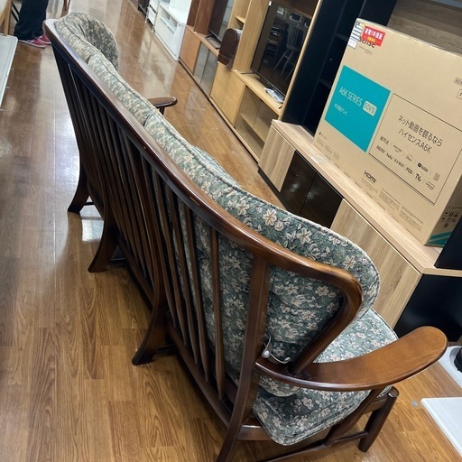 3人掛けソファー　karimoku WC6303-K コロニアル　36,300円