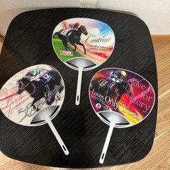 競馬　矢作厩舎　うちわ3枚セットの画像