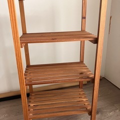 木製三段ラック