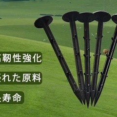 【新品】園芸用グランドクロス釘 16CM ポリプロピレン製20個の画像