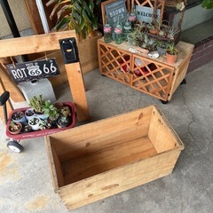 りんご箱 DIY 100均 カスタマイズ お店の商品棚、本棚や整...