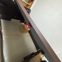  ニトリ ダブルベッド 収納ありの画像