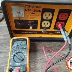 ●【中古】日動工業 TORAPACK トラパック 降圧専用トランス NTB-200D　動作確認OKの画像