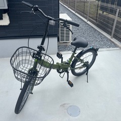 折り畳み自転車　アーデル20インチ　カーキ