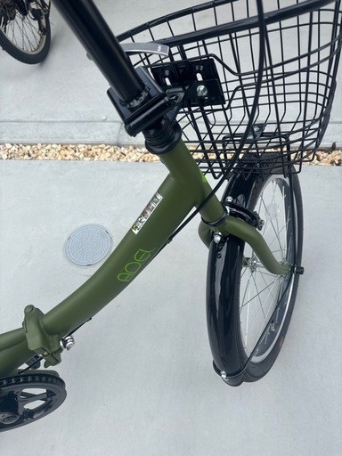 入荷now 安全 折り畳み自転車アーデル20インチカーキ (なつき) 奥町の 自転車本体