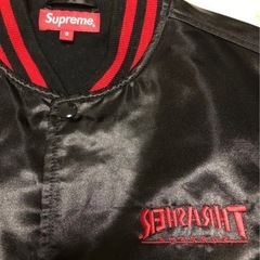 ✨未使用品✨ シュプリーム × スラッシャー 刺繍ロゴ スカジャン ブルゾン　supremeの画像