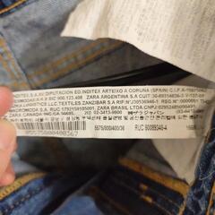 ザラ　ZARA ズボン　パンツ　デニム　ジーンズ　ジーパン　ワイドの画像