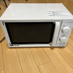【取引中】電子レンジ　アイリスオーヤマ【ガラス割れ】