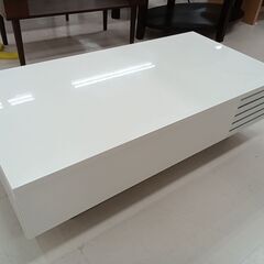 *さらにお値段見直しました*★ジモティ割あり★ モリタインテリア テーブル ホワイト W110×D55×H32 クリーニング済み TC8326の画像