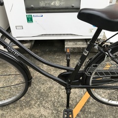 blBk/26インチシティサイクル/黒/610050083の画像