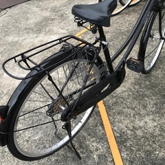 blBk/26インチシティサイクル/黒/610050083の画像