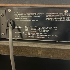 【受け渡し決定済み】SONYシアタースタンドシステム（スピーカー付きテレビ台）の画像