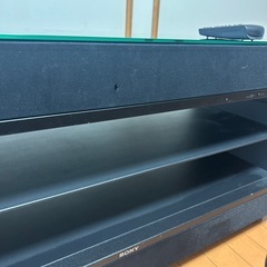 【受け渡し決定済み】SONYシアタースタンドシステム（スピーカー付きテレビ台）の画像