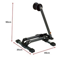 折り畳み式 自転車スタンド モバイル 収納 ロードバイク クロスバイク MTB対応の画像