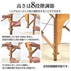 【新品】マッサージベット 折りたたみ 持ち運び 軽量 施術用 フェイシャルエステ マッサージ台 施術 施術台 ポータブル コンパクト in016 の画像