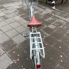 大阪】27インチオートライト6段変速付きシティサイクル (あお