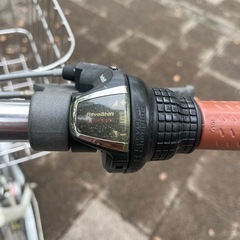 大阪】27インチオートライト6段変速付きシティサイクル (あお