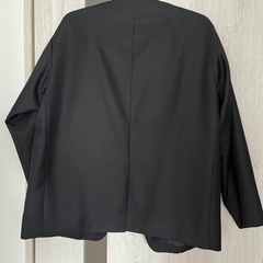 メンズジャケット黒の画像