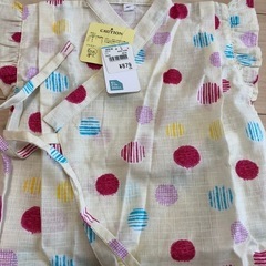 浴衣ロンパース　女の子　70.80size まとめ売り　新品タグ付き含むの画像