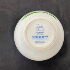 スヌーピー柄のボール　陶器の画像