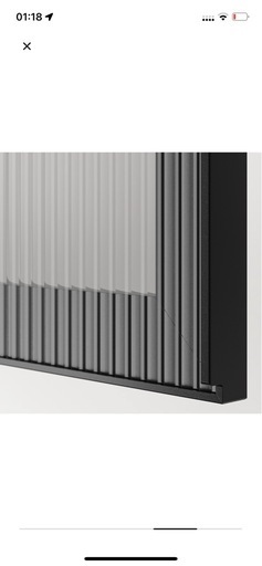 BEST&Aring; ベストー テレビボード/ガラス扉, ブラックブラウン/ラップヴィーケン ブラックブラウン,