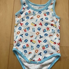 肌着　70センチ　タンクトップ　ロンパース　2点セット
　の画像