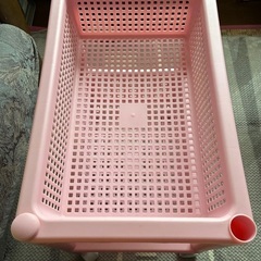 2段収納ワゴン　キャスター付きの画像