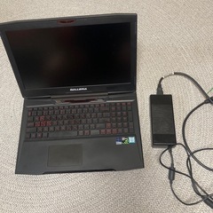 ガレリア　ゲーミングノートパソコン
　の画像