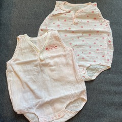 4着セット　70肌着　ピンク系の画像