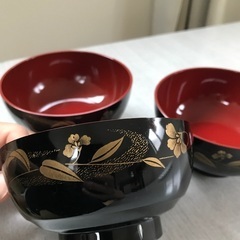 桂由美　お椀　3つの画像