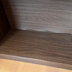 【0円✨美品✨】収納棚 3段ラック 大きめ 棚 収納 茶色　の画像