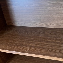【0円✨美品✨】収納棚 3段ラック 大きめ 棚 収納 茶色　の画像